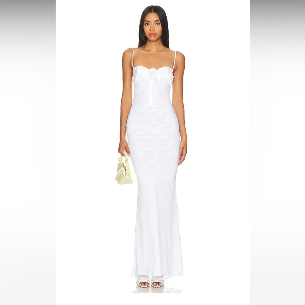 Majorelle Leonie Gown in White NWT